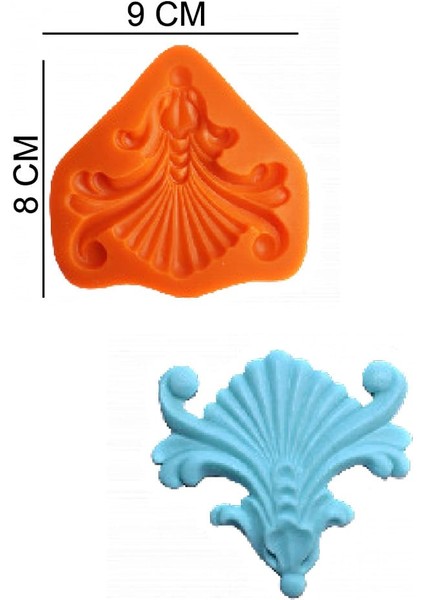 Dekor Silikon Şeker Hamuru, Sabun, Mum Kalıp