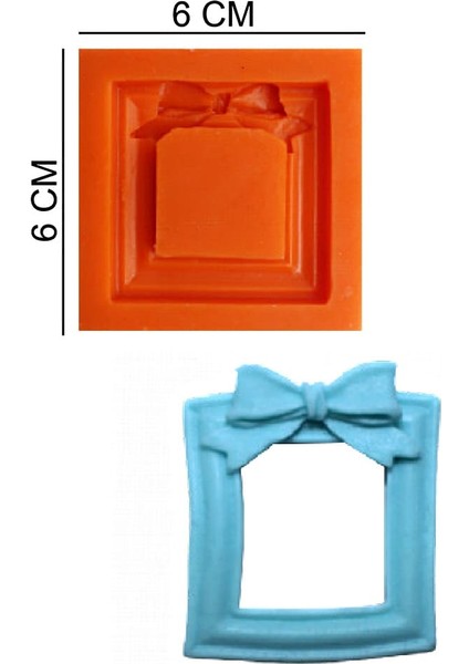 Çerçeve Silikon Şeker Hamuru, Sabun, Mum Kalıp