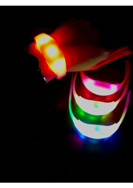 Led Işıklı Bileklik -Ayarlanabilir Kordonlu Parti, Düğün, Konser, Doğum Günü