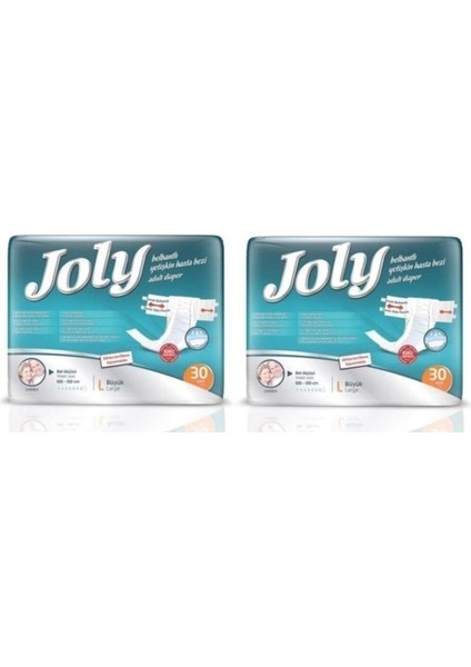Belbantlı Hasta Bezi 60 Adet Büyük Large 30x2 Paket