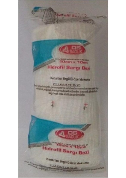 Hidrofil Sargı Bezi 10cmx10m 20 Adet modelleri