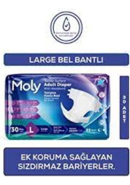 Hasta Bezi Belbantlı Large 30 Lu
