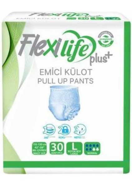 Flexilife Plus Emici Külot Büyük Boy Large 30'Lu Paket