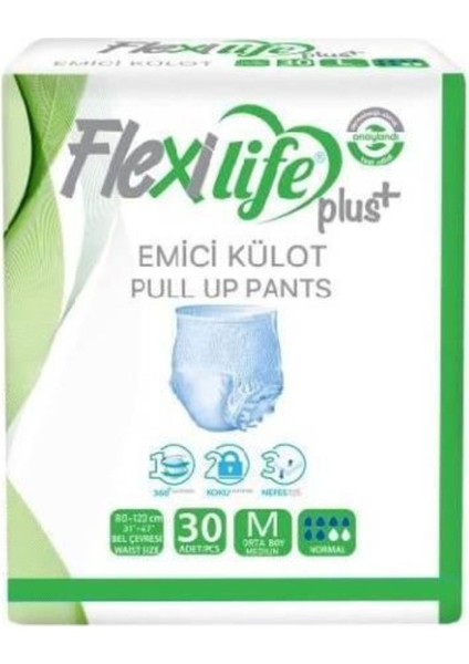 Flexilife Plus Emici Külot Orta Boy Medium 30'Lu Paket