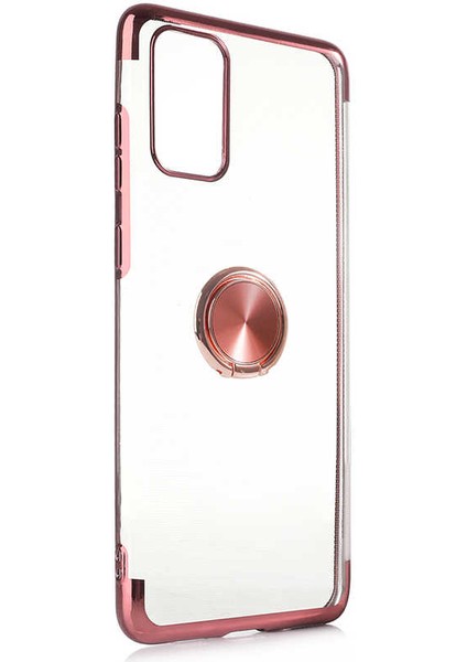 Galaxy S20 Uyumlu Ezsp Gess Silikon-Rose Gold