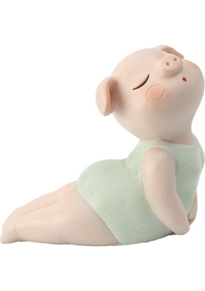 Reçine Icı Karikatür Yoga Domuz Yoga Pig_elegant (Yurt Dışından) fiyatları