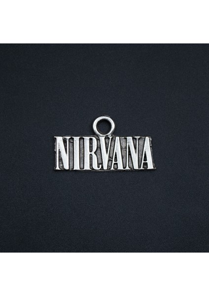 Nirvana Kolye Ucu - Antik Gümüş Kaplama - Kod:289