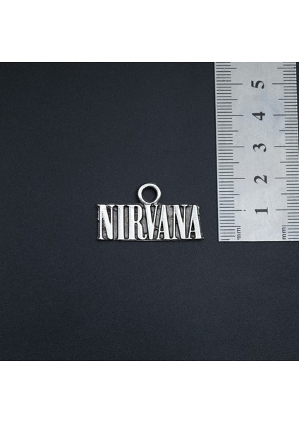 Nirvana Kolye Ucu - Antik Gümüş Kaplama - Kod:289