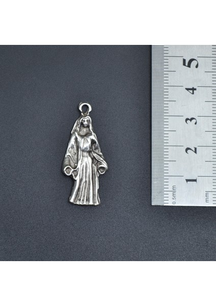 3'lü Minimal Haç Meryem Ana Erkek Kadın Kolye Seti - Kod:1167