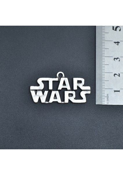 Star Wars Deri ip Kolye - Gümüş Kaplama - Kadın Erkek Kolye - No:798