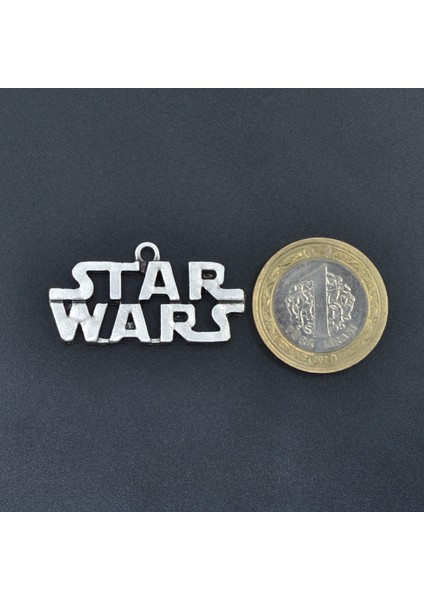 Star Wars Deri ip Kolye - Gümüş Kaplama - Kadın Erkek Kolye - No:798