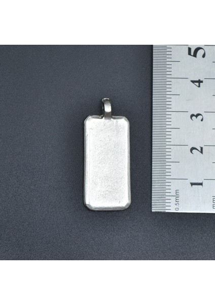2'li Sallantılı Üçgen Dikdörtgen Bar Erkek Kadın Kolye Seti - Kod:1193