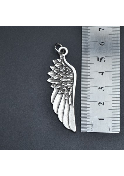 2'li Kartal Melek Kanat - Triagle Ok Ucu Erkek Kadın Kolye Seti - Kod:714 modelleri