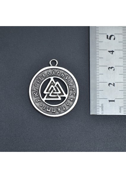 2'li Viking Pusula - Tılsım Erkek Kadın Kolye Seti - Kod:633
