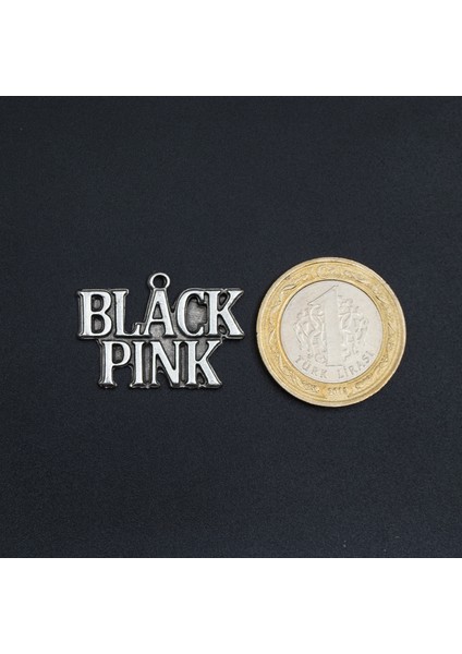 Black Pink Deri ip Kolye - Gümüş Kaplama - Kadın Erkek Kolye - No:1023