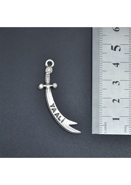 2'li Zülfikar Kılıç - Ya Ali Kılıç Erkek Kadın Kolye Seti - Kod:624 fırsatları