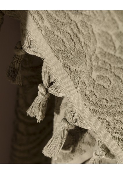 Bernay Pamuk Banyo Havlusu - Haki - 70X150 cm