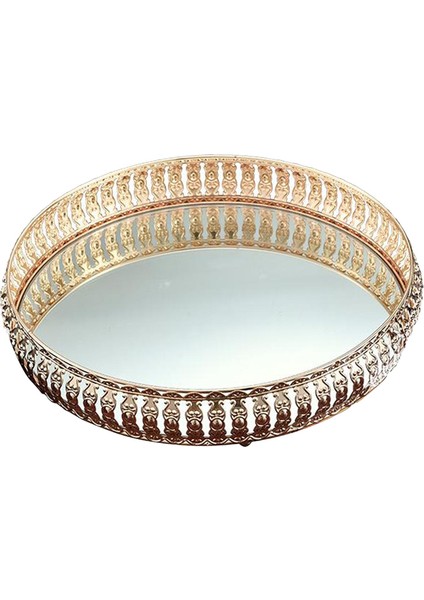 Dekoratif Tepsi, Mücevher Örü Için Altın I Tepsi 26CM (Yurt Dışından) fiyatları