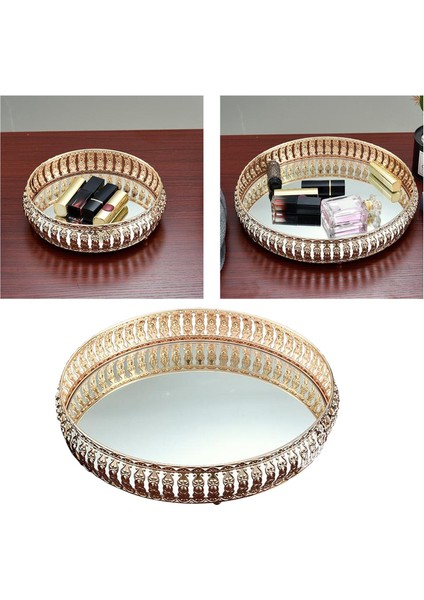 Dekoratif Tepsi, Mücevher Örü Için Altın I Tepsi 26CM (Yurt Dışından) fırsatları