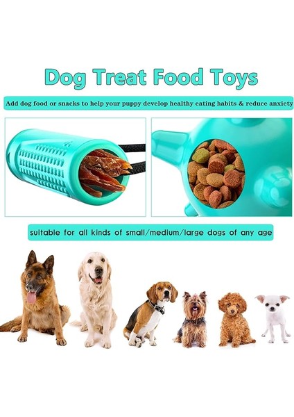 Çok Fonksiyonlu Vantuzlu Köpek Çiğneme Oyuncağı, Pet Molar Isırık Oyuncak, Vantuz Köpek Oyuncak Kauçuk Çiğneme Oyuncakları Diş Temizleme Için Interaktif Köpek Eğitim Halatı Pet Kaynağı (Yurt Dışından)