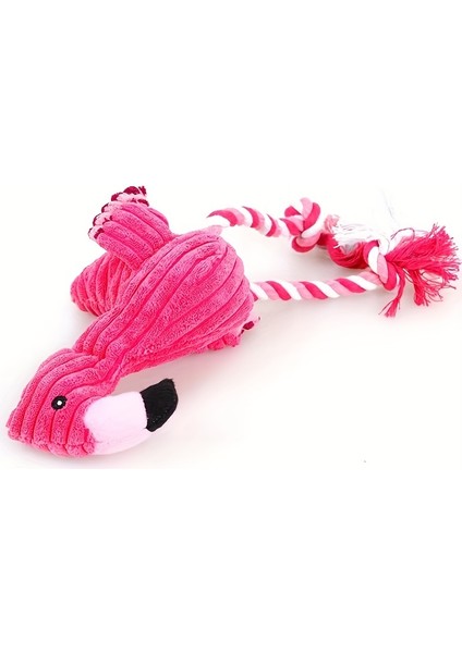 Küçük ve Orta Boy Köpekler Için Dayanıklı ve Interaktif Flamingo Peluş Oyuncak - Sonsuz Eğlence Için Düğümler ve Squeakers (Yurt Dışından) fırsatları