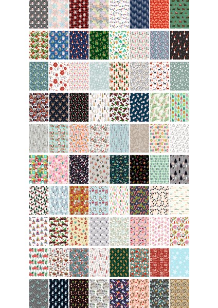 Yılbaşı Temalı Kartpostal Seti (10X15 cm 80 Adet)