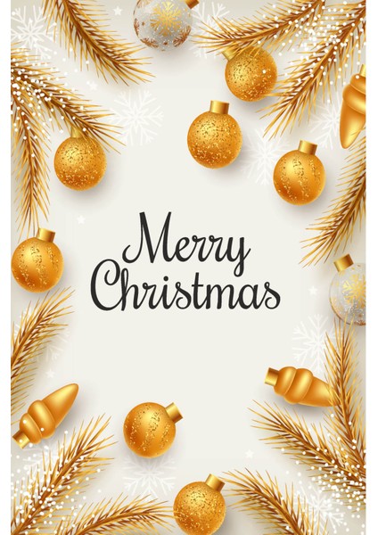 Yılbaşı Temalı Kartpostal Seti (15X10 cm 6 Adet+6 Adet Zarf)