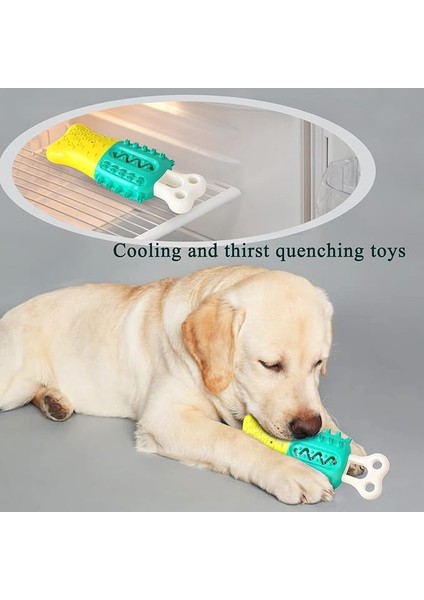 Pet Diş Kaşıyıcı Molar Soğutma Agresif Çiğneme Dondurulabilir Molar Çubuk Diş Çıkarma Oyuncak Diş Temizleme Araçları Köpekler Yavruları Için (Yurt Dışından)