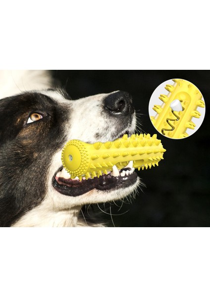 Agresif Çiğneme Makineleri Için Köpek Çiğneme Oyuncakları, Köpek Diş Fırçası Bakım Temizleme Çubuğu, Küçük Orta Köpek Için Köpek Diş Fırçası Çiğneme Oyuncağı (Sarı) (Yurt Dışından)