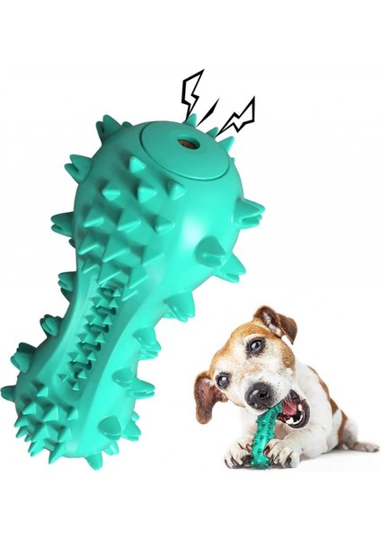 Köpek Diş Fırçası Çiğneme Oyuncakları, Köpek Gıcırtılı Oyuncaklar Diş Temizleme Oyuncak Köpek Küçük Orta Büyük Köpekler Için Doğal Kauçuk Diş Bakımı Temizleme Çubuğu, Mavi (Yurt Dışından)