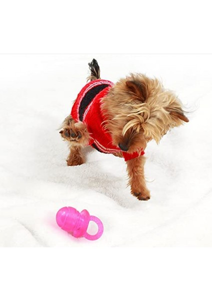 5 Adet Pet Çiğneme Oyuncağı Meme Şekli Kedi Köpek Isırma Oyuncak Sevimli Köpek Yavrusu Yavru Molar Oyuncak Köpekler Çiğneme Emzik Oyuncak Seti Pet Interaktif Oyuncak (Kırmızı) (Yurt Dışından)