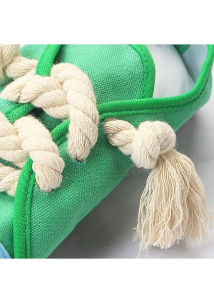 Köpek Çiğneme Oyuncağı, Isırmaya Dayanıklı Interaktif Köpek Cızırtılı Oyuncak Çiğneme Peluş Oyuncak Ayakkabı Simülasyonu (Yeşil) (Yurt Dışından)