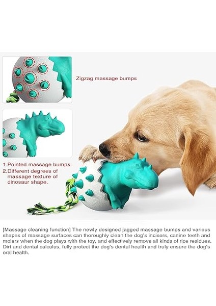 Köpek Dişleri Temizleme Oyuncakları, Güvenli ve Dayanıklı, Yıkılmaz Köpek Dişleri Öğütücü Oyuncaklar Köpek Dişleri Temizleme Çiğneme Her Boyutta Interaktif Dinozor Oyuncakları. (Yurt Dışından) fırsatları