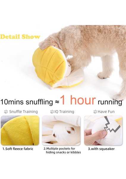 Köpek Snuffle Mat Peluş Ped, Köpek Çiğneme Koklama Cızırtılı Oyuncak, Doğal Yiyecek Arama Becerilerini Teşvik Eden Evcil Hayvan Iq Eğitim Matı, Rahatlatmak Için Interaktif Aktivite (Yurt Dışından) modelleri