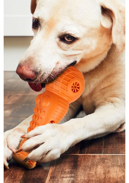 Agresif Çiğneme Makineleri Için Köpek Oyuncakları Büyük Orta Cins - Yıkılmaz Cırlak Köpek Oyuncakları Köpek Çiğneme, Dayanıklı Köpek Diş Fırçası Oyuncakları (Turuncu) (Yurt Dışından) fırsatları