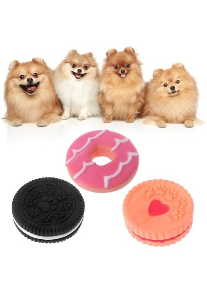 Çerez Şekli Pet Köpek Cızırtılı Oyuncak Köpek Kauçuk Ses Interaktif Çiğneme Oyuncakları Temizleme Diş Dayanıklı Hizmet (Yurt Dışından) modelleri