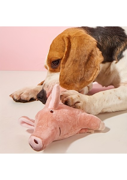 1 Adet Sevimli Domuz Tasarım Evcil Hayvan Taşlama Dişleri Gıcırtılı Peluş Oyuncak, Dayanıklı Çiğneme Oyuncağı Köpek Interaktif Kaynağı (Yurt Dışından) indirimleri