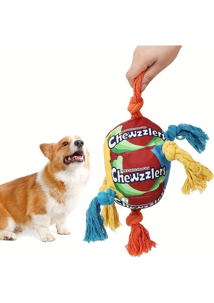 1 Adet Şeker Topu Tasarım Evcil Hayvan Taşlama Dişleri Gıcırtılı Peluş Oyuncak Dayanıklı Çiğneme Oyuncağı Köpek Için Interaktif Tedarik (Yurt Dışından) modelleri