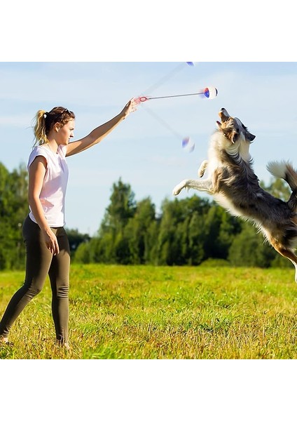 Interaktif Köpek Oyuncak, Orta Büyük Cinsler Için Köpekler Yapboz Oyuncakları Gerilebilir Halatlı Çiğneme Topu, Alaskan Golden Retriever, Germa Için Esneklik ve Hassasiyet Eğitimi (Yurt Dışından)