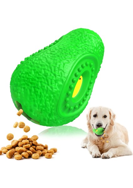 Köpek Oyuncakları Orta ve Büyük Köpekler Için Sert Doğal Kauçuk Köpek Diş Çıkarma Oyuncak Tedavisi, Avokado (Yurt Dışından)