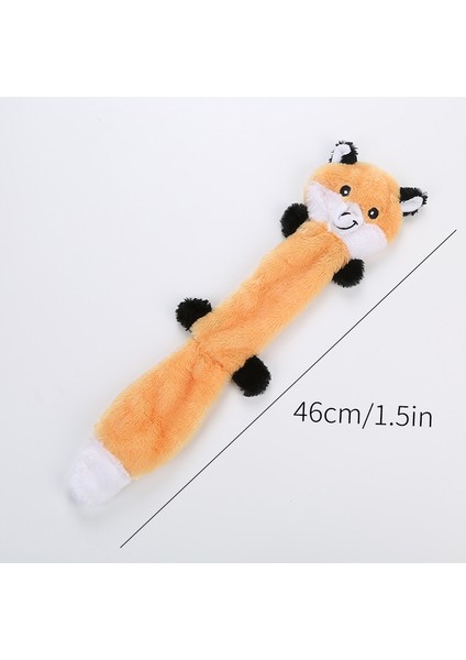 Stuffingless Köpek Oyuncak, Gıcırtılı Peluş Köpek Oyuncak, Küçük Orta Köpekler Için Stuffingless Köpek Çiğneme Oyuncağı - ,46CM (Yurt Dışından)