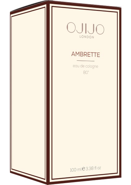 Ambrette Kolonya 100 ml - 80°