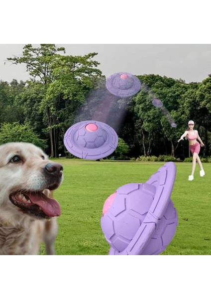 Köpek Frizbi Oyuncaklar Ufo Köpek Oyuncakları Interaktif Köpek Oyuncakları Köpek Diş Fırçası Sopa Diş Bakımı Için Süper Çiğneme Köpek Oyuncakları (Yurt Dışından)