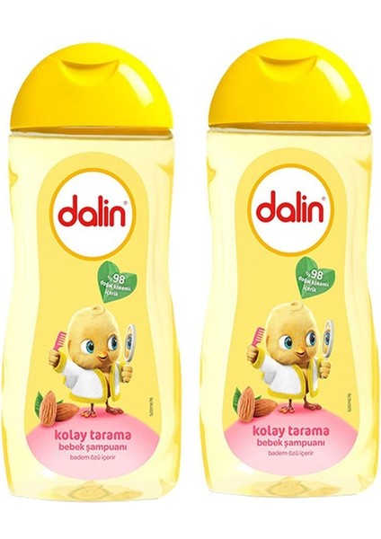 Bademli Kolay Tarama Bebek Şampuanı 200 ml x 2 Adet