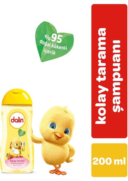 Bademli Kolay Tarama Bebek Şampuanı 200 ml x 2 Adet fiyatları