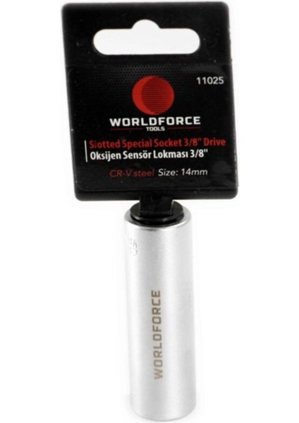 Worldforce 3/8&quot; 14MM Yarık Sensör Lokma Anahtar