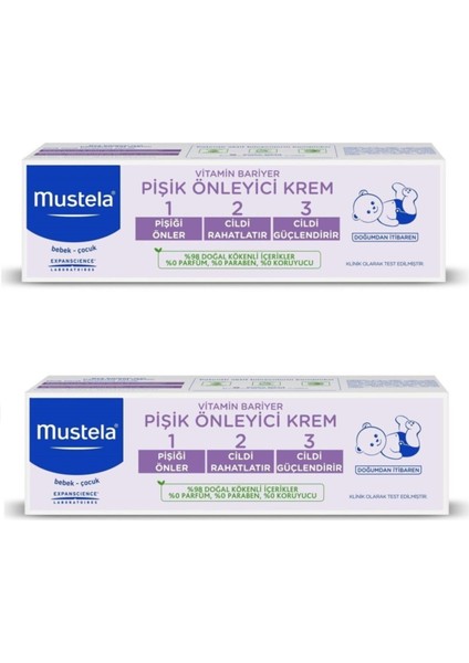 Vitamin Barrier 1-2-3 Cream 100ML x 2 Adet