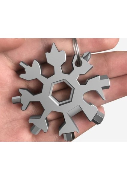 Paslanmaz Çelik Anahtar Alyan Takımı ve Anahtarlık Çok Fonksiyonlu Alyan Takımı