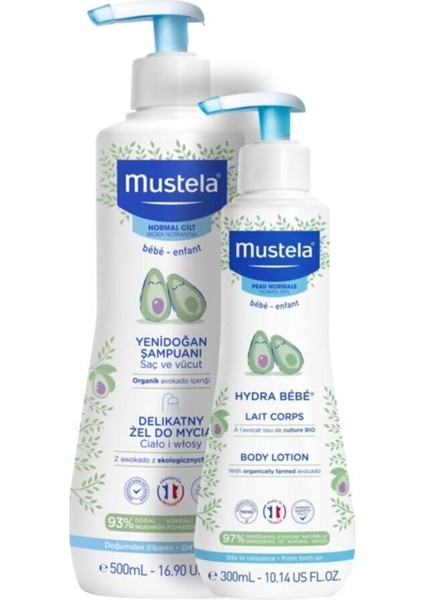 Gentle Cleansing Gel 500ML + Hydra Bebe Losyon 300ML | Orijinal Boy Set