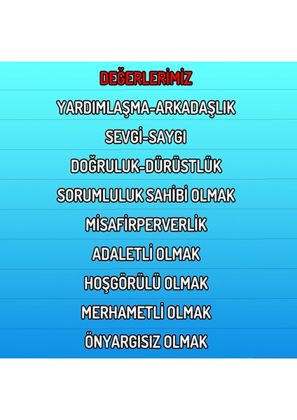 Değerlerimiz - Merdiven Giydirme - Mg109